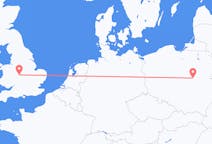 Flyreiser fra Birmingham, England til Warszawa, Polen