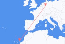 Flyg från Lanzarote, Spanien till Paderborn, Tyskland