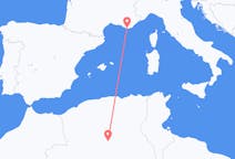 Vluchten van Ghardaïa naar Toulon