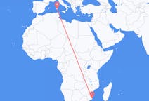 Flights from Inhambane, Mozambique to Cagliari, Italy