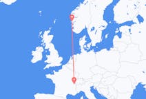 Flyg från Genève, Schweiz till Bergen, Norge
