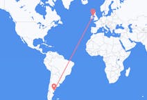 Flights from Trelew, Argentina to Belfast, the United Kingdom