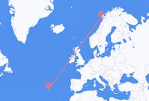 Loty z Leknes, Norwegia z Ponta Delgada, Portugalia