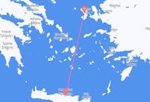 Flights from Heraklion, Greece to Chios, Greece