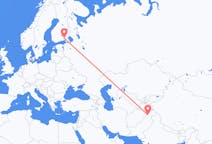 Flights from Saidu Sharif, Pakistan to Lappeenranta, Finland