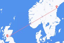 Vols de Glasgow, Écosse pour Sundsvall, Suède