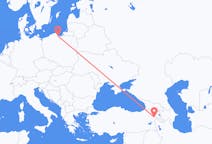 Flights from Iğdır, Turkey to Gdańsk, Poland