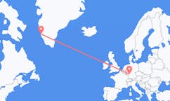 Flyg från Mannheim, Tyskland till Nuuk, Grönland
