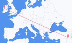 Flyreiser fra Sirnak, Tyrkia å banke, Irland