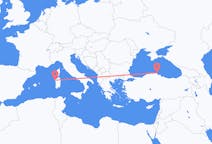 Flights from Sinop, Turkey to Alghero, Italy