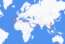 Flyg från Zhanjiang, Kina till Funchal, Portugal