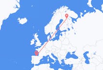Flyg från Santander till Kuusamo
