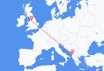 Flights from Tirana, Albania to Manchester, the United Kingdom