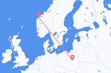 Vluchten van Ålesund naar Warschau