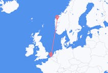 Flyreiser fra Sandane, Norge til Ostend, Belgia