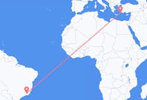 Flyg från Juiz de Fora, Brasilien till Rhodes, England, Grekland