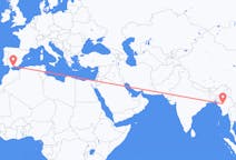 Flyreiser fra Bagan, til Malaga