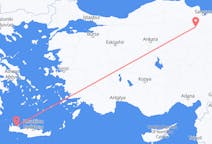 Loty z Amasya, Turcja do Chania, Grecja
