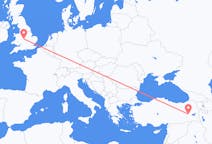 Flights from Muş, Turkey to Birmingham, England