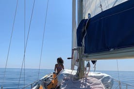 Zeilboottocht van een halve dag in de baai van Cannes