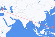 Flyreiser fra Koror, Palau til Ankara, Tyrkia