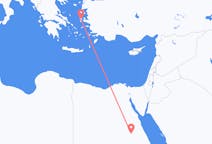 Flyg från Luxor, Egypten till Chios, Grekland