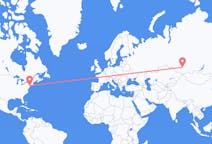 Flights from New York, the United States to Novokuznetsk, Russia