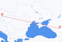 Flyrejser fra Mineralnye Vody, Rusland til Bratislava, Slovakiet