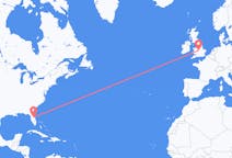 Flyreiser fra Orlando, USA til Birmingham, England