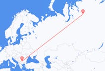 Fly fra Norilsk til Sofia