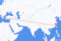Flyrejser fra Fuzhou, Kina til Izmir, Tyrkiet