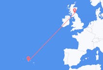 Flights from Pico Island, Portugal to Edinburgh, the United Kingdom