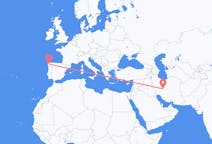 出发地 伊朗出发地 伊斯法罕目的地 西班牙圣地亚哥 － 德孔波斯特拉的航班