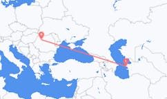 Loty z Turkmenbaszy, Turkmenistan do Kluż-Napoki, Rumunia