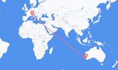 Flyreiser fra Busselton, Australia til Pisa, Italia