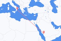 Flights from Al Bahah, Saudi Arabia to Crotone, Italy