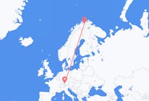 出发地 挪威出发地 拉克塞尔夫目的地 德国梅明根的航班