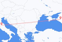 Flights from Krasnodar, Russia to Perugia, Italy