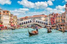 Gondolkryssningar i Venedig, Italien