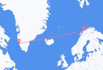 Flyg från Tromsø, Norge till Nuuk, Grönland