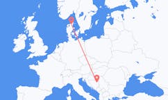 Flights from Tuzla, Bosnia & Herzegovina to Aalborg, Denmark