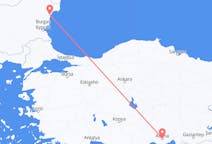 出发地 土耳其出发地 阿达纳目的地 保加利亚瓦尔纳的航班