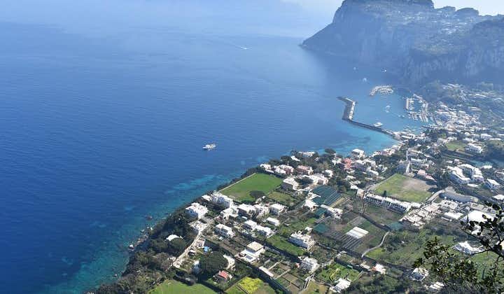 Visite privée de Capri, Anacapri et de la grotte bleue