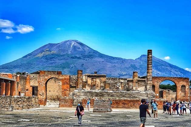 Guided Tour of Pompeii & Vesuvius with Lunch and entrance tickets included