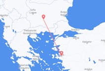 Vluchten van Plovdiv, Bulgarije naar Izmir, Turkije