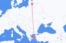 Flights from Mykonos to Kaunas