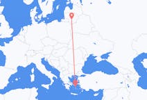Flights from Mykonos, Greece to Kaunas, Lithuania