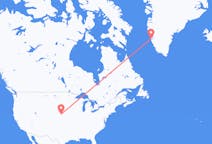 Vluchten van Kearney, Verenigde Staten naar Nuuk, Groenland