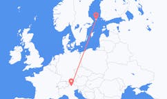 Flights from Bolzano to Mariehamn