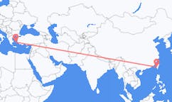 出发地 台湾臺南市目的地 希腊米科诺斯的航班